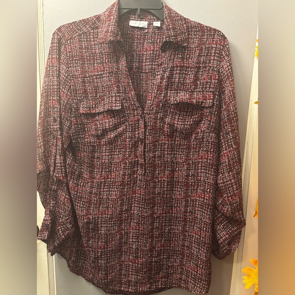 New York & Company Tops - ❤️ 7 for $25! New York & Company Checkered blouse